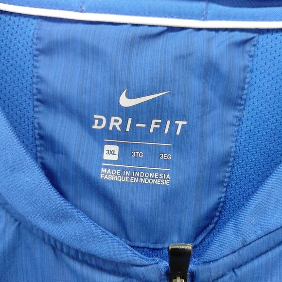 Nike Hybrid Elite Full Zip Jacket Mens Size 3XL Blue Performance Football 908416 - Picture 4 of 12